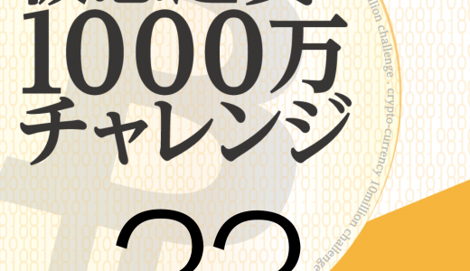 仮想通貨 1000万円チャレンジ【33日】-色々と動いた日!!!-